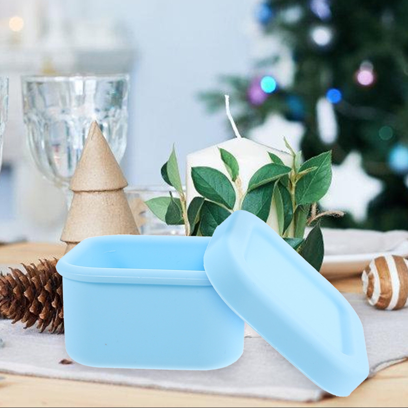 Food Storage Microwave Safe - Silicone Food Box Bento Box Portable