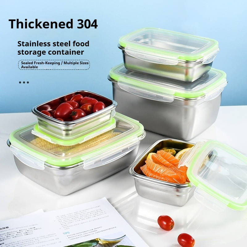 Food Storage Meals - 304 Stainless Steel Lunch Box Set