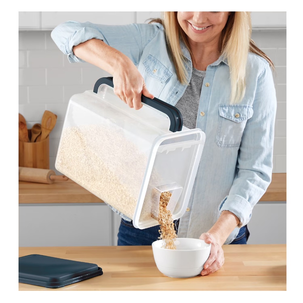 Food Storage With Lids - Large Capacity Plastic Food Storage Container