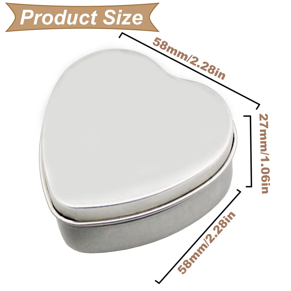 12PCS 2oz Heart Shaped Metal T - Food Storage Drums review and price