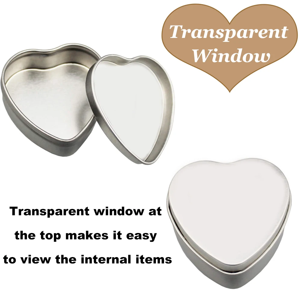 12PCS 2oz Heart Shaped Metal T - Food Storage Drums review and price