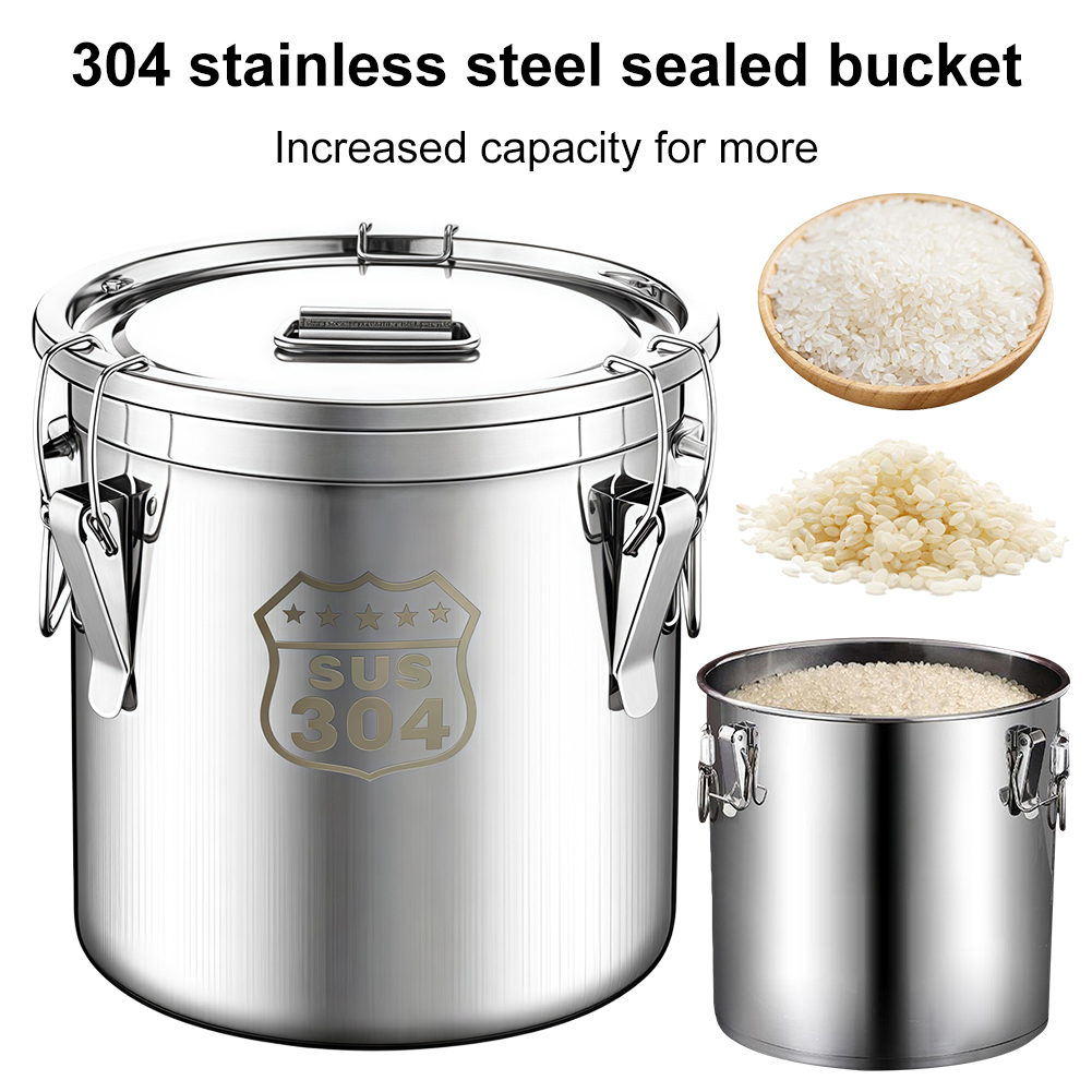 6/12/21/33L 304 Stainless Stee - Food Storage Stainless Steel Containers review and price