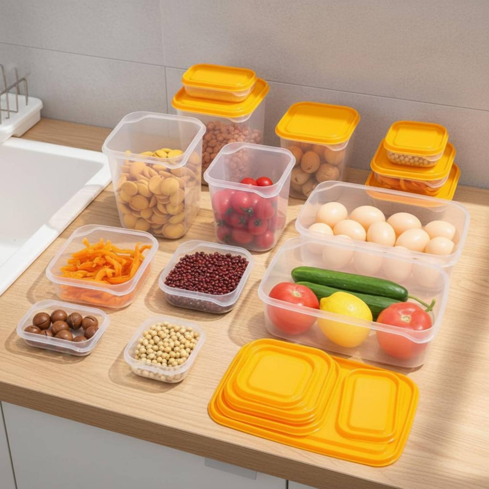 17 Pieces Fridge Storage Box S - Food Storage With Lids review and price