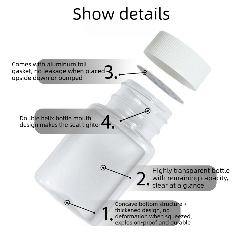50/100/150/500ml Empty Clear S - Food Storage Drums review and price