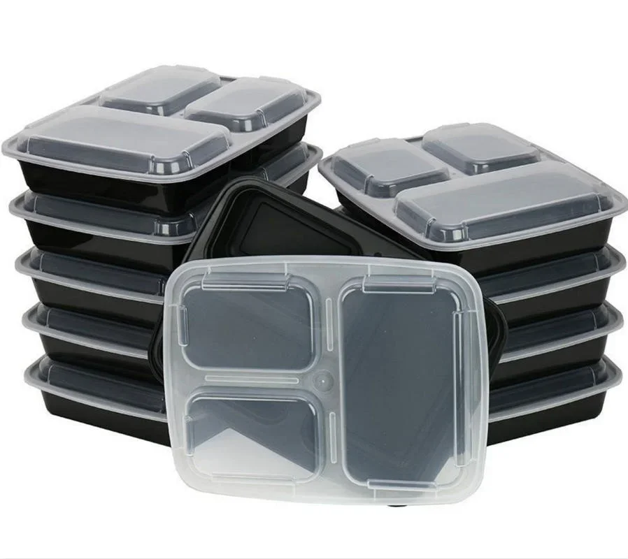 7 Pack 3 Compartment Meal Prep - Food Storage Microwave Safe review and price