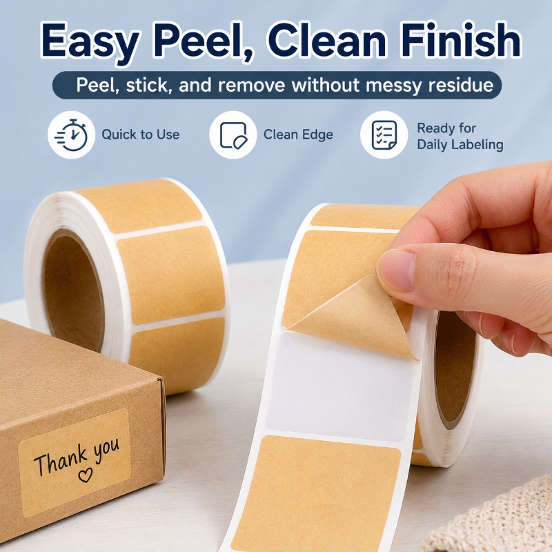 Writable Kraft Label Stickers  - Food Storage Jar Labels review and price