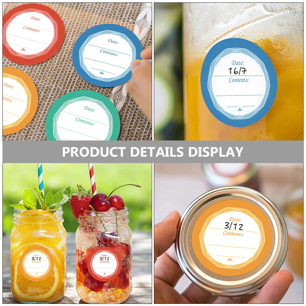 60Pcs Portable Date Labels Bla - Food Storage Jar Labels review and price