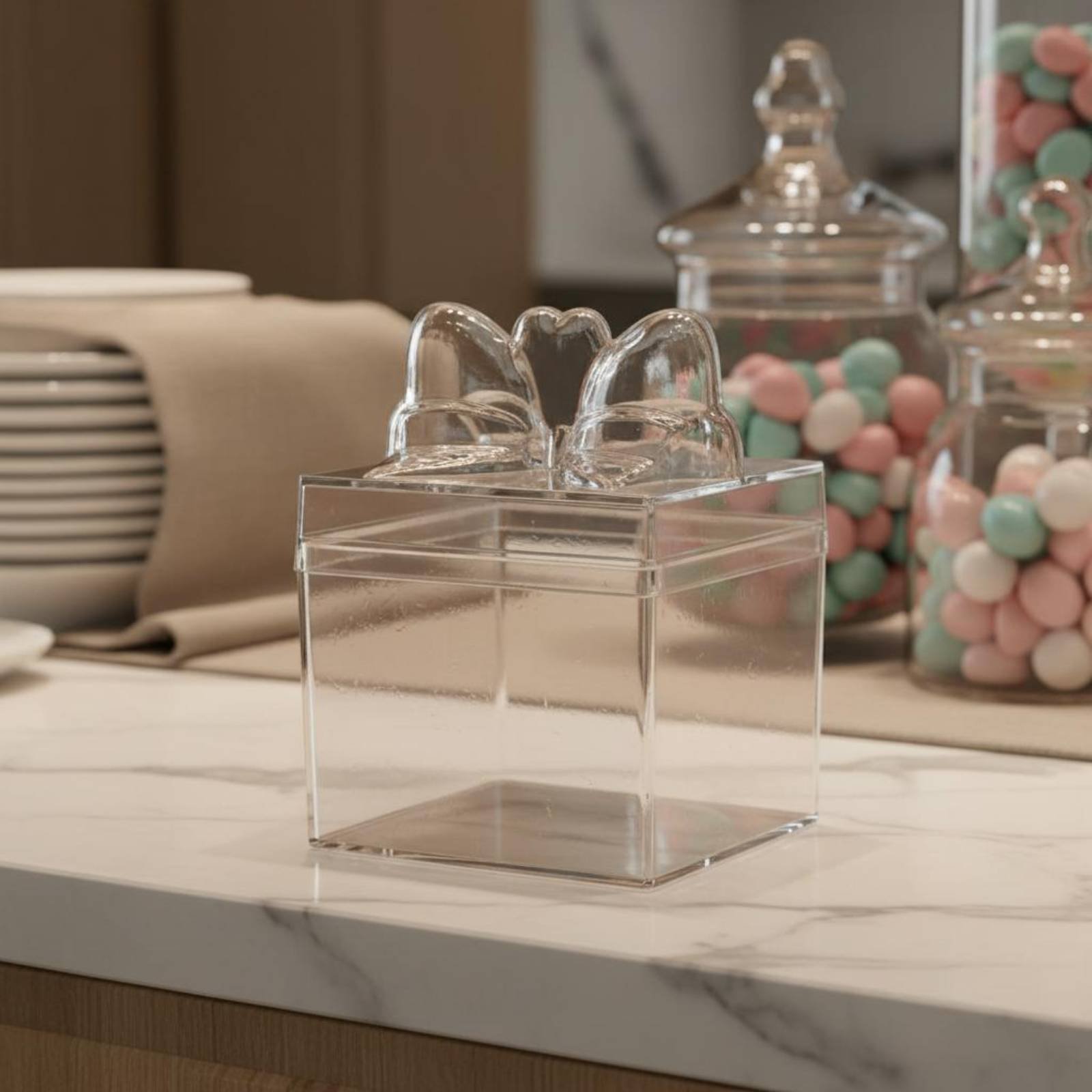 Clear Plastic Candy Box with R - Food Storage Usa review and price