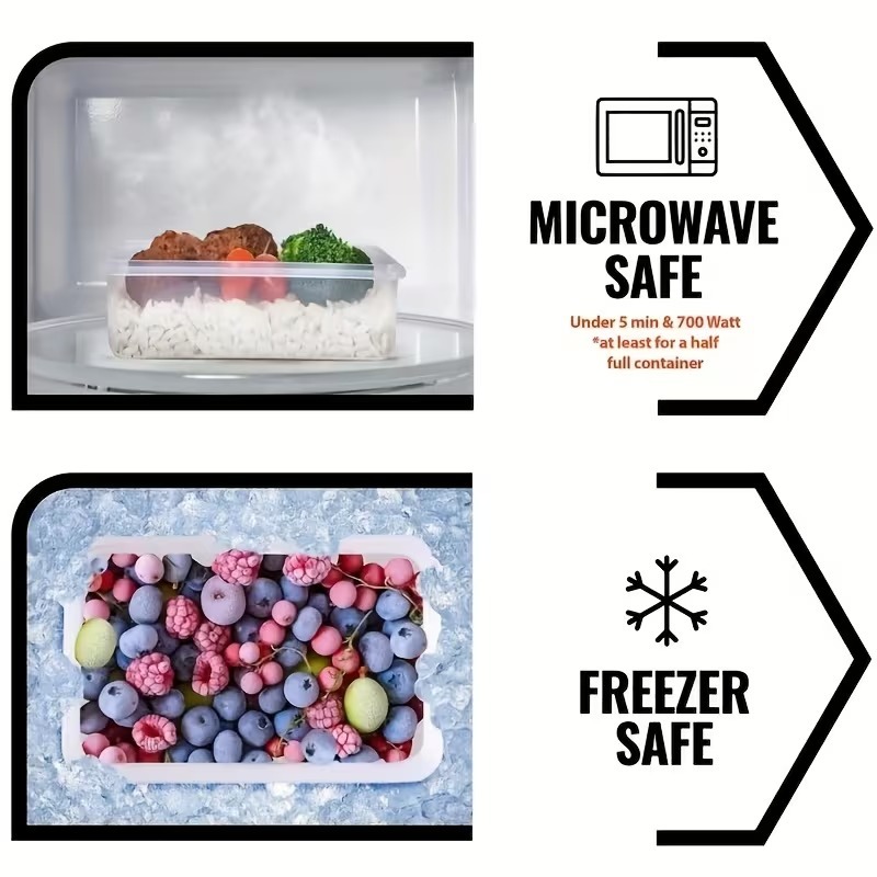 4-Piece Clear Food Storage Con - Food Storage Meals review and price