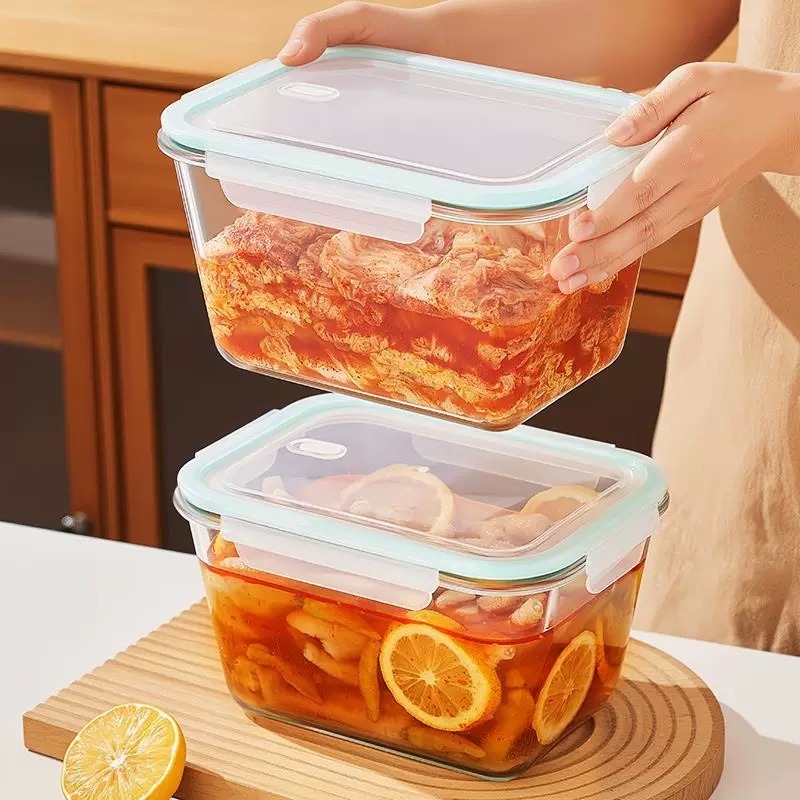 Large Capacity Glass Food Stor - Food Storage Microwave Safe review and price