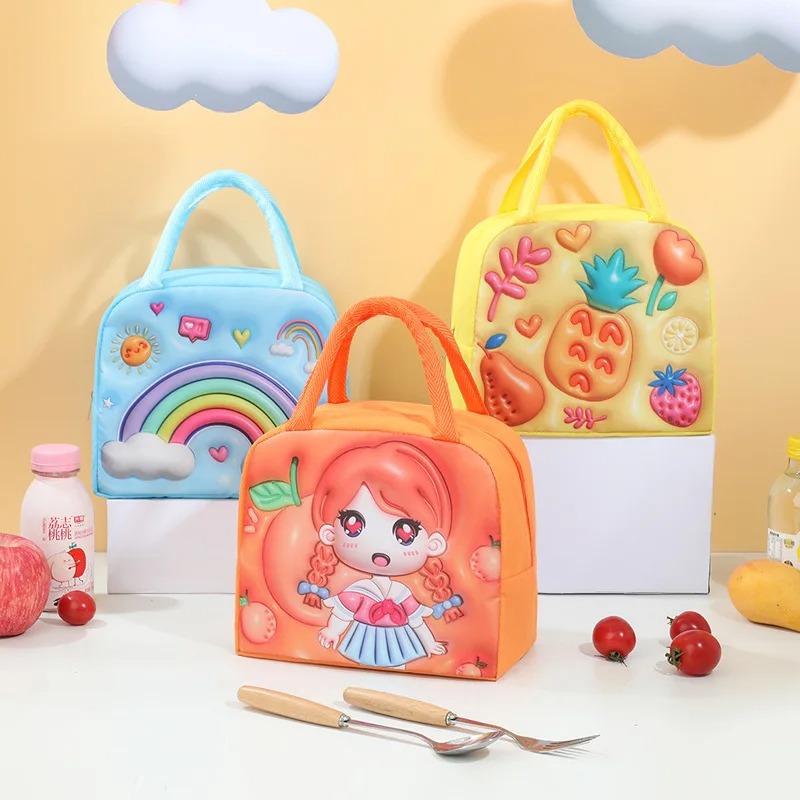 Children's Lunch Box Bag 3D Ca - Food Storage Aluminum review and price