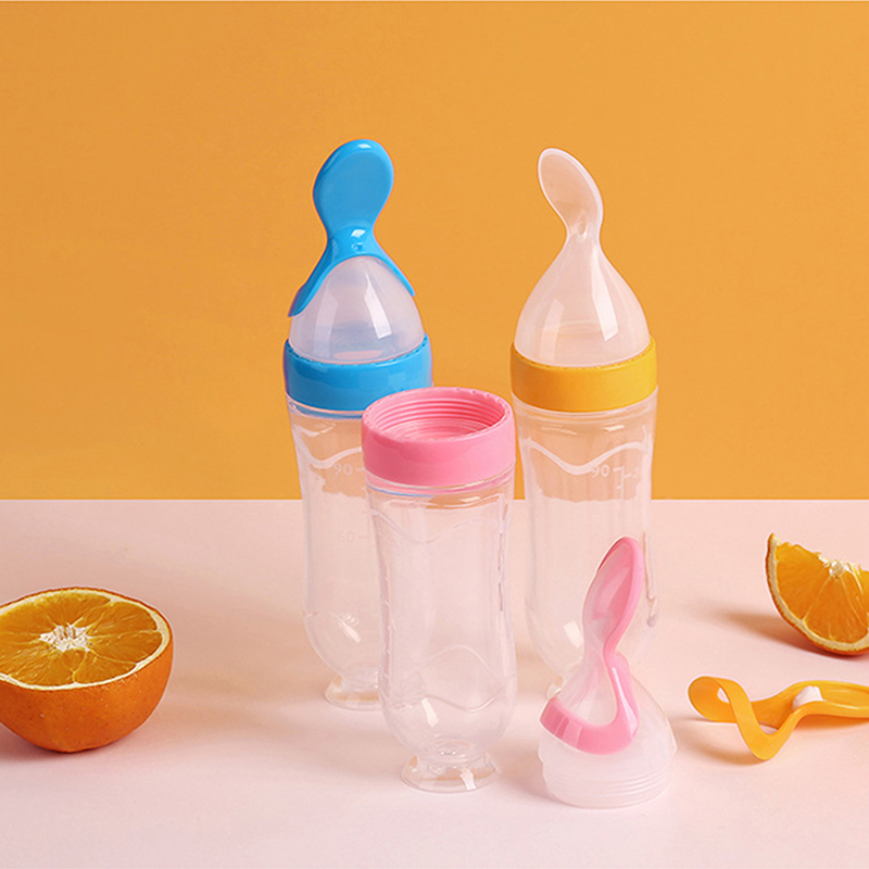 Squeezing Feeding Bottle Silic - Food Storage Drums review and price