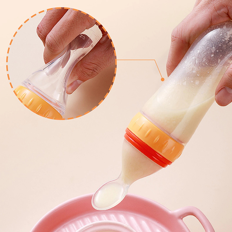 Squeezing Feeding Bottle Silic - Food Storage Drums review and price
