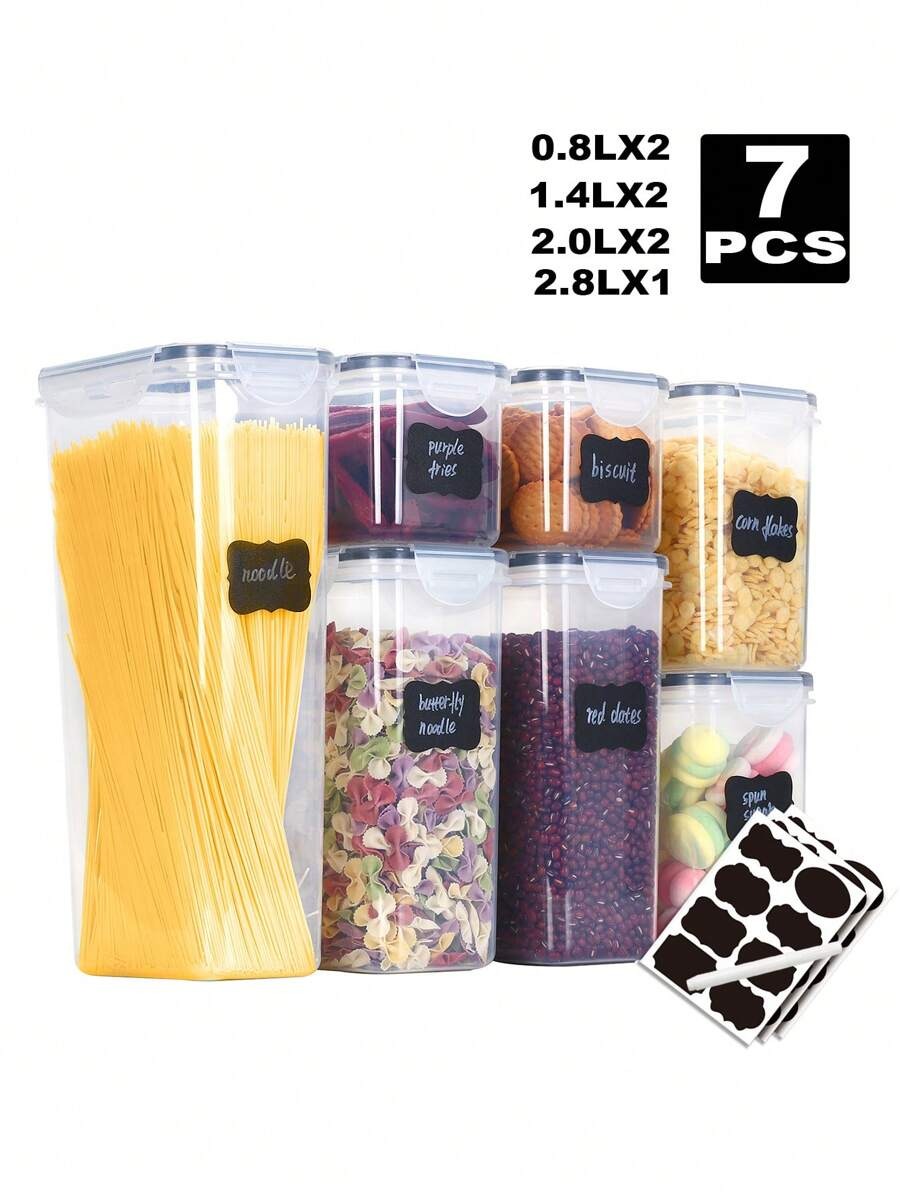 1/3/5/7pcs Food Storage Jars R - Food Storage Jar Labels review and price