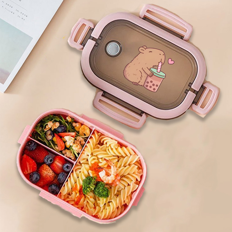 Capybara Bento Lunch Box Anime - Food Storage Meals review and price
