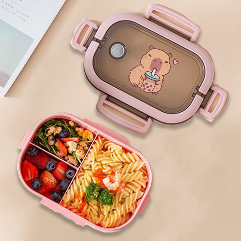 Capybara Bento Lunch Box Anime - Food Storage Meals review and price