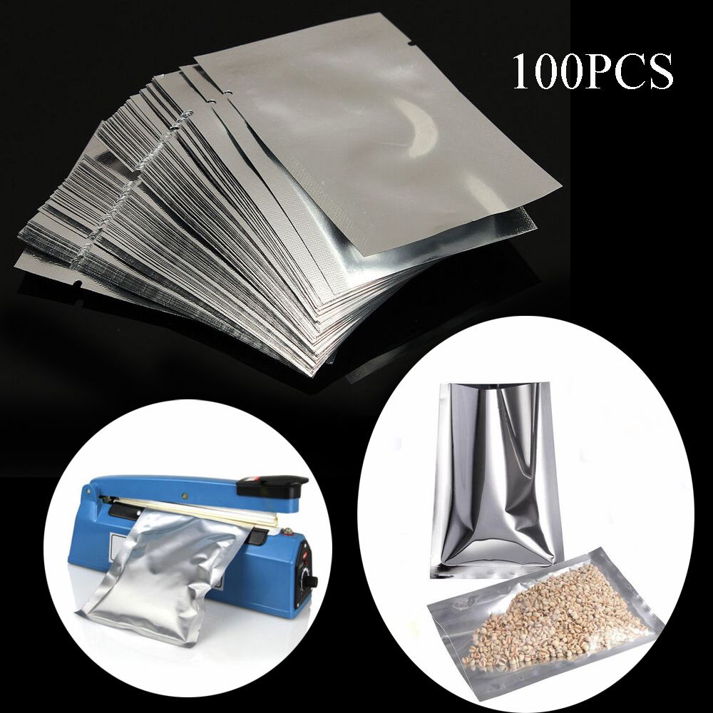 100PCS Waterproof Food Grade K - Food Storage Aluminum review and price