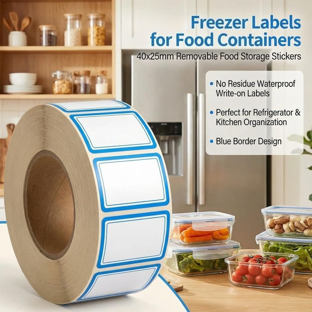 500Pcs 2-Line Freezer Labels,  - Food Storage Jar Labels review and price