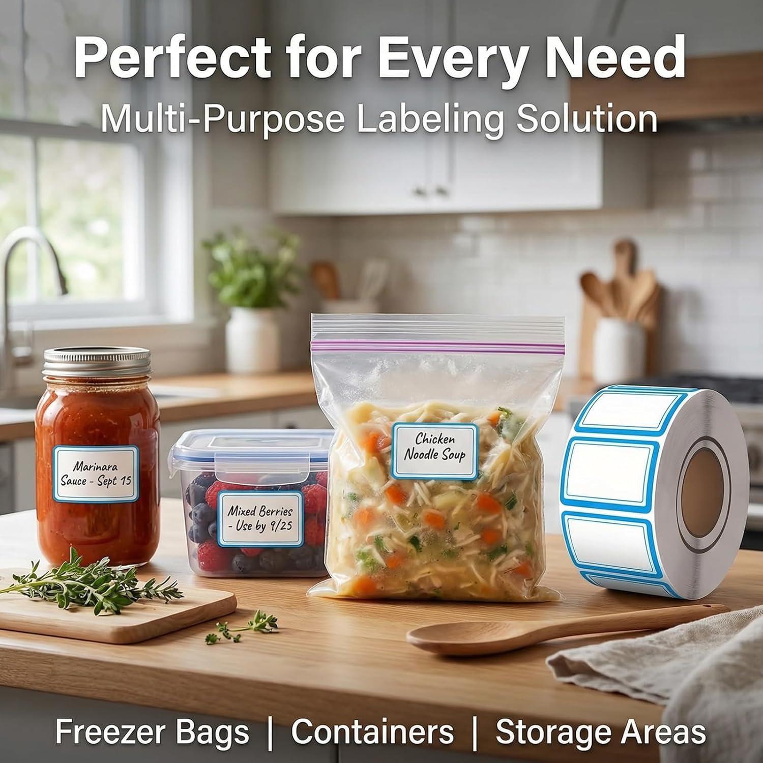 500Pcs 2-Line Freezer Labels,  - Food Storage Jar Labels review and price