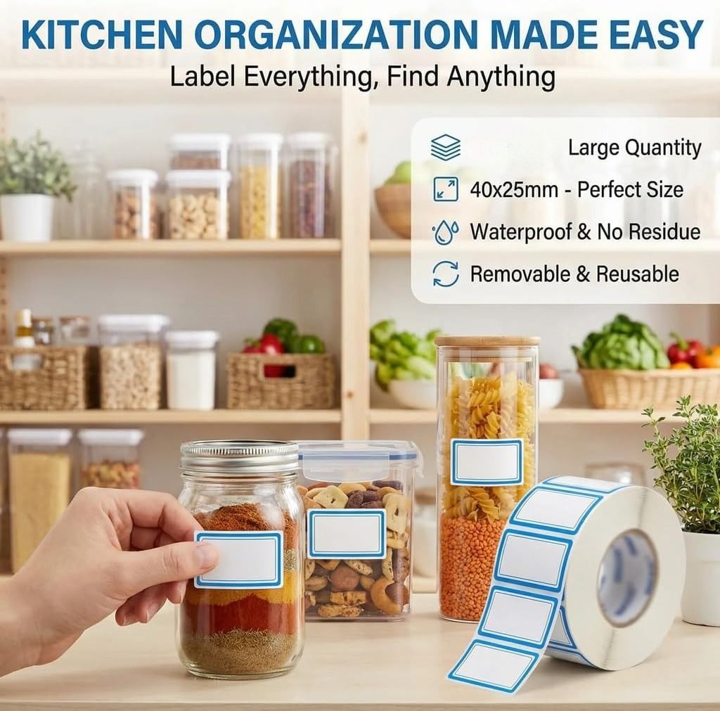 500Pcs 2-Line Freezer Labels,  - Food Storage Jar Labels review and price