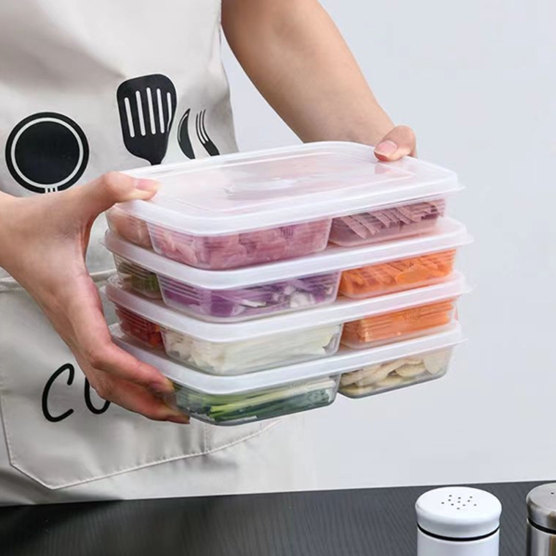 New【4 Grids Plastic Storage Bo - Food Storage Meals review and price