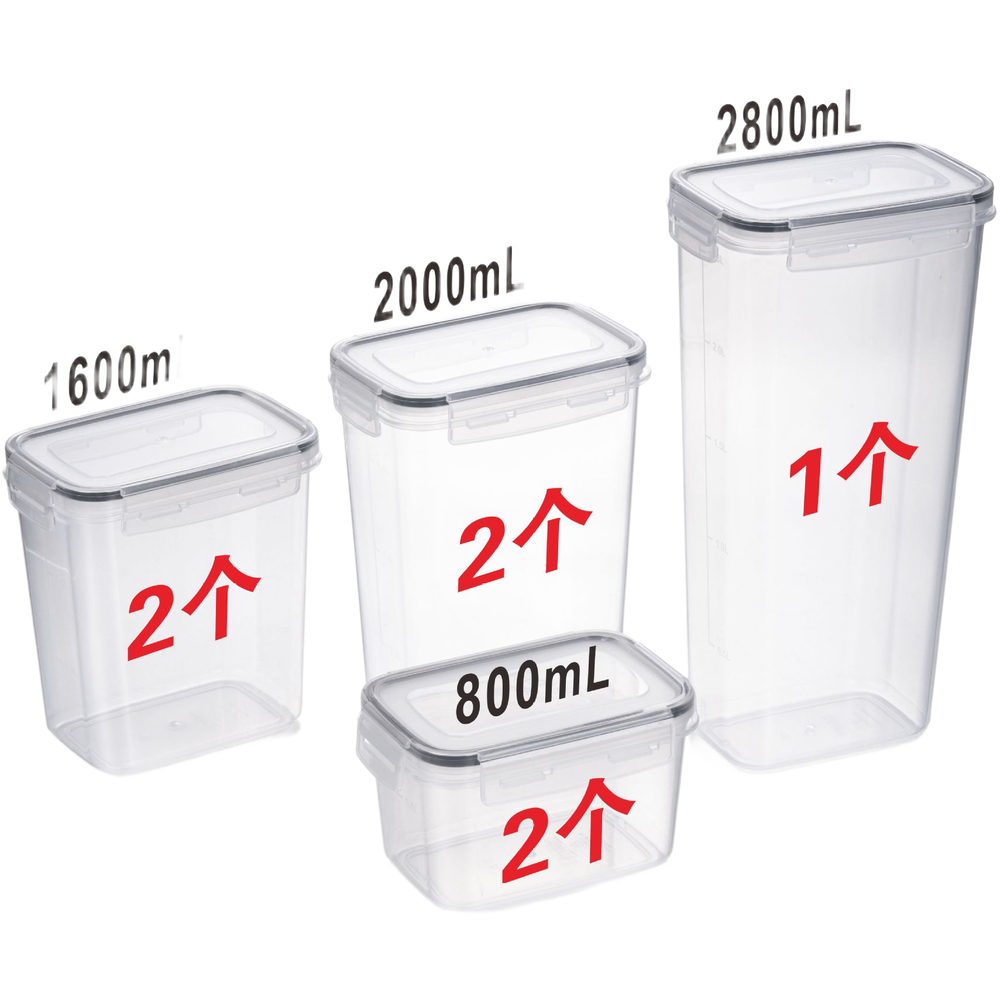 Square Transparent Airtight Fo - Food Storage For Long Term review and price