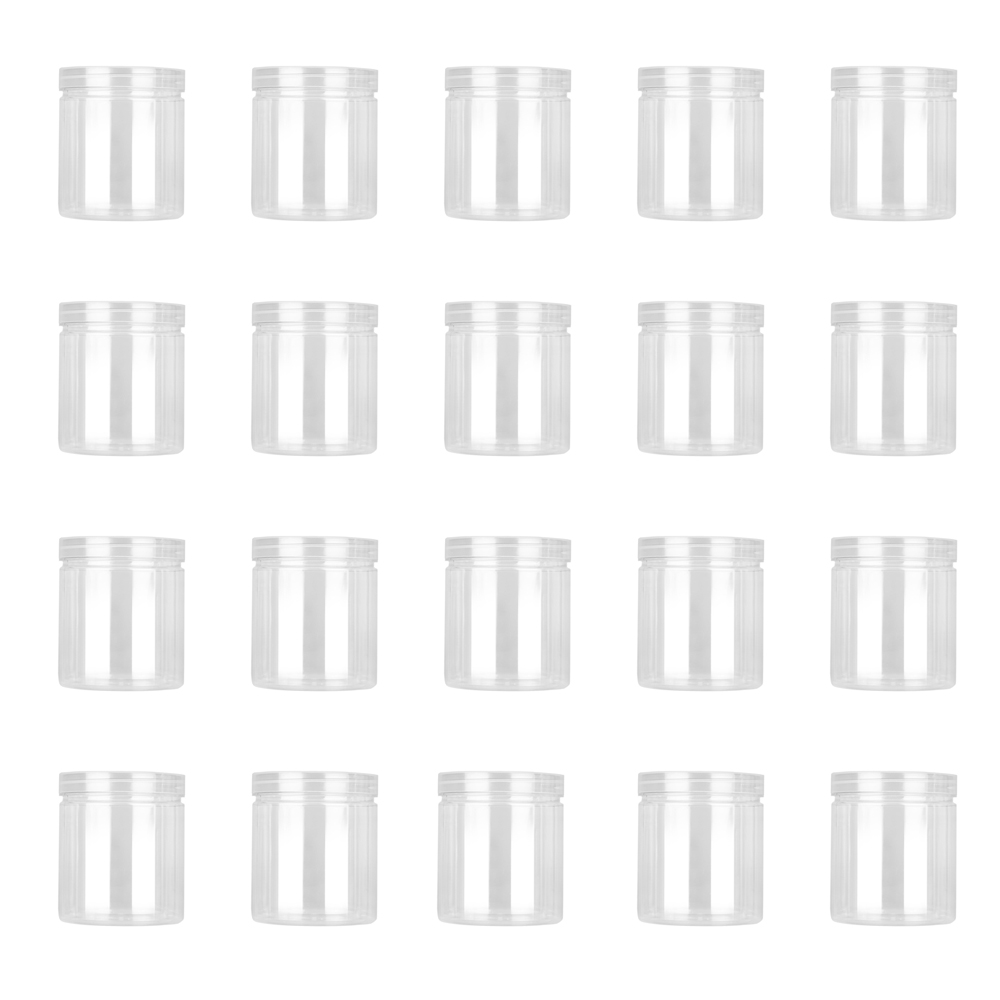 20pcs 500ml Plastic Jar with L - Food Storage Drums review and price