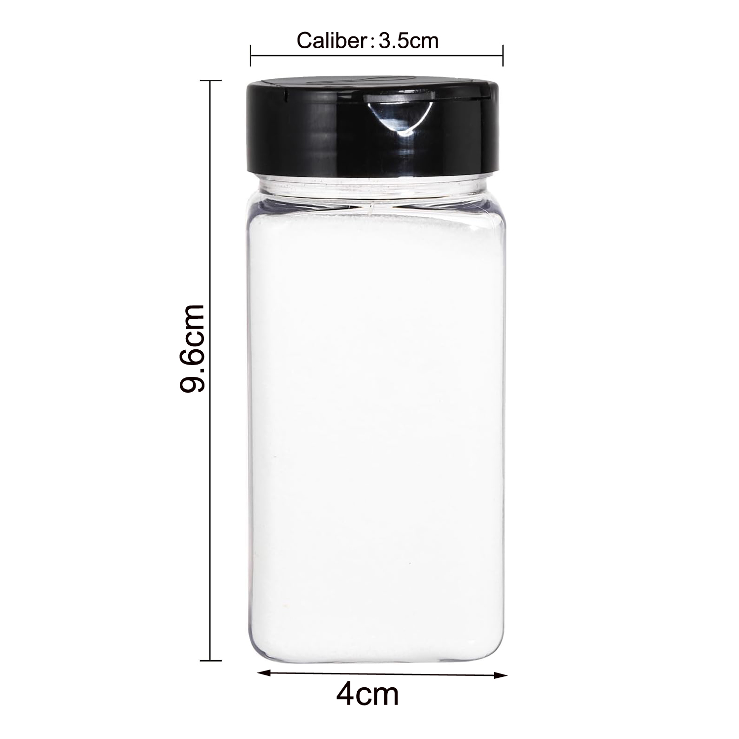 Square Large Plastic Spice Jar - Food Storage Meals review and price