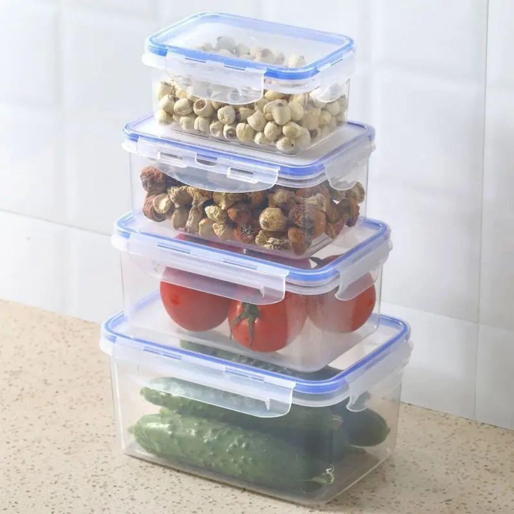 1/4PCS Safe Plastic Refrigerat - Food Storage Microwave Safe review and price