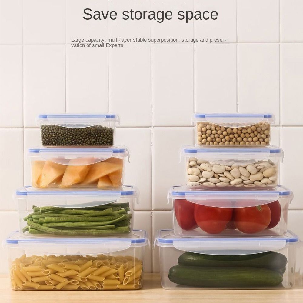 1/4PCS Safe Plastic Refrigerat - Food Storage Microwave Safe review and price