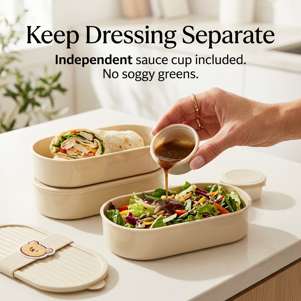 Double Layer Oval Lunch Box Wi - Food Storage Microwave Safe review and price