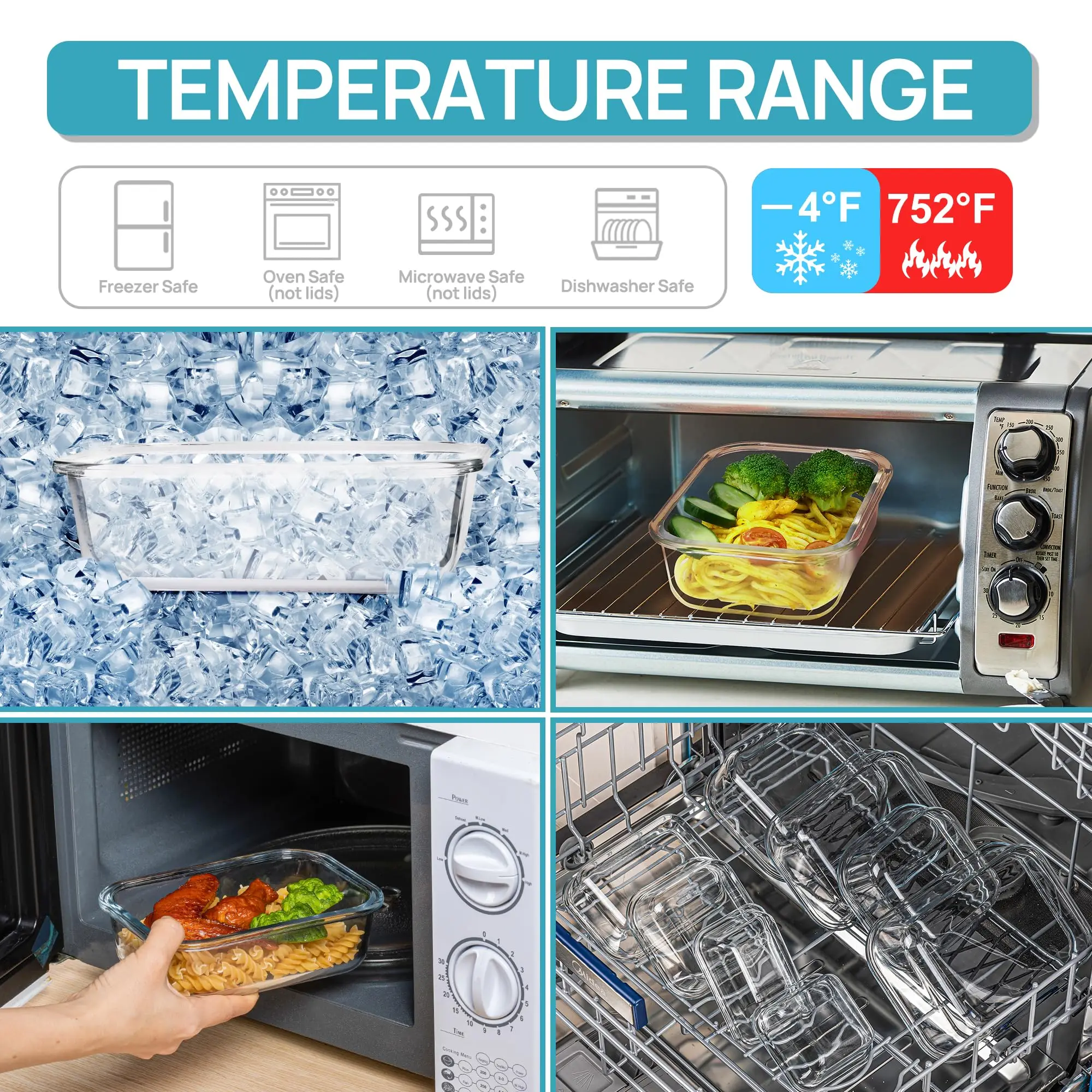 Glass Lunch Box Food Storage C - Food Storage Glass Box review and price