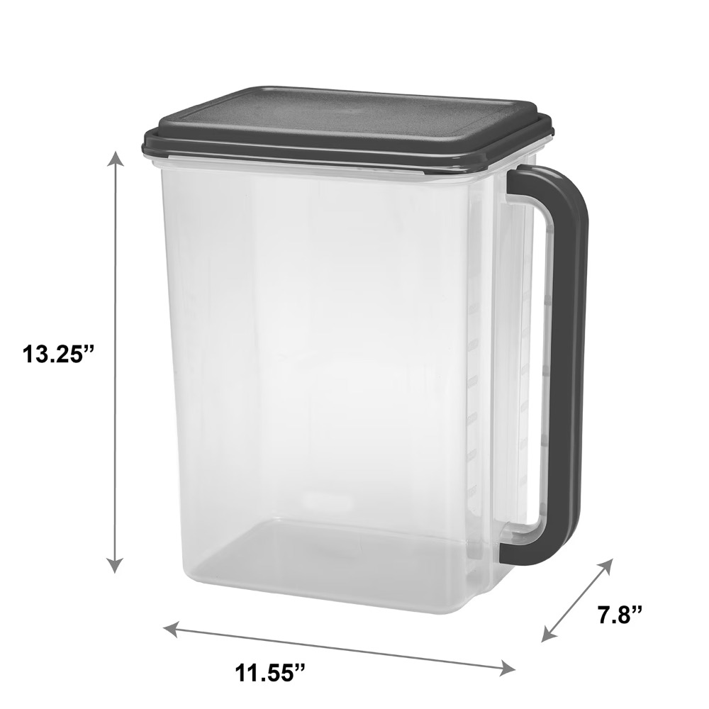 Large Capacity Plastic Food St - Food Storage With Lids review and price