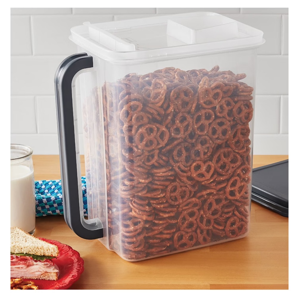 Large Capacity Plastic Food St - Food Storage With Lids review and price