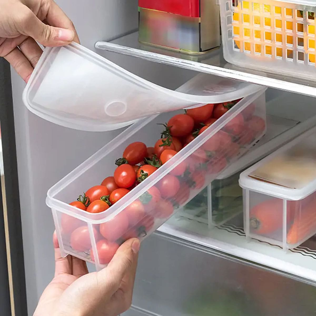 1 Plastic Transparent Storage  - Food Storage Refrigerator review and price