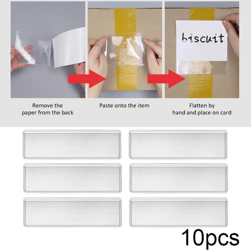 10Pcs Transparent PVC Adhesive - Food Storage Jar Labels review and price